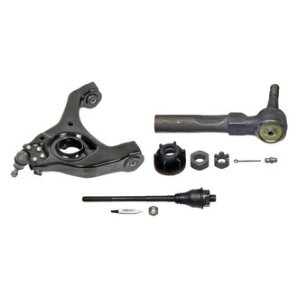 MOOG® - Front Driver Side Lower Control Arm with Ball Joint and Tie Rod End Kit