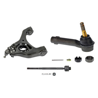 MOOG® - Front Driver Side Lower Control Arm with Ball Joint and Tie Rod End Kit
