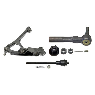 MOOG® - Front Driver Side Lower Control Arm with Ball Joint and Tie Rod End Kit