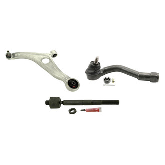 MOOG® - Front Driver Side Lower Control Arm with Ball Joint and Tie Rod End Kit