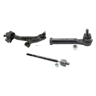 MOOG® - Front Driver Side Lower Control Arm with Ball Joint and Tie Rod End Kit