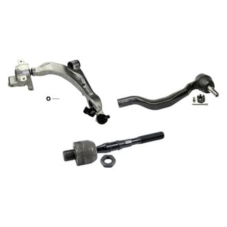 MOOG® - Front Driver Side Lower Control Arm with Ball Joint and Tie Rod End Kit
