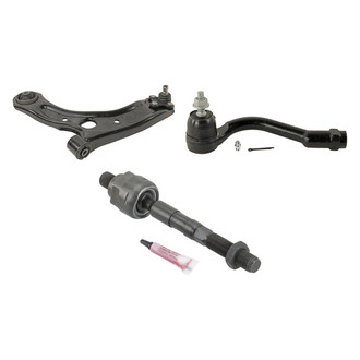 MOOG® - Front Driver Side Lower Control Arm with Ball Joint and Tie Rod End Kit