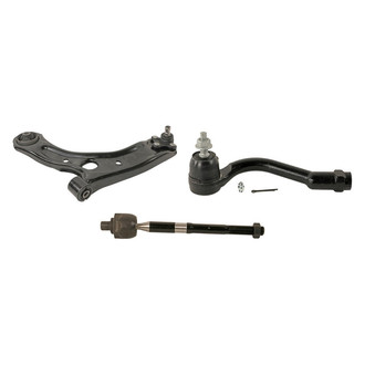 MOOG® - Front Driver Side Lower Control Arm with Ball Joint and Tie Rod End Kit