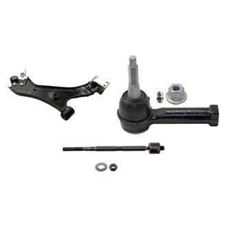 MOOG® - Front Driver Side Lower Control Arm with Ball Joint and Tie Rod End Kit