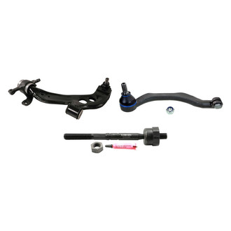 MOOG® - Front Driver Side Lower Control Arm with Ball Joint and Tie Rod End Kit