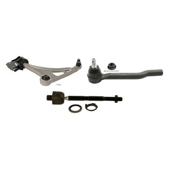 MOOG® - Front Driver Side Lower Control Arm with Ball Joint and Tie Rod End Kit