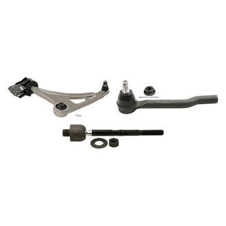 MOOG® - Front Driver Side Lower Control Arm with Ball Joint and Tie Rod End Kit