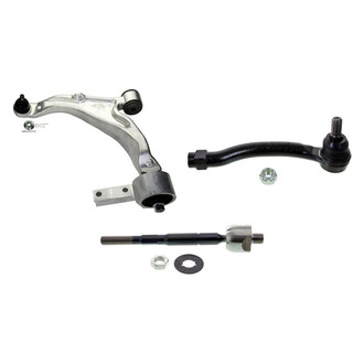 MOOG® - Front Driver Side Lower Control Arm with Ball Joint and Tie Rod End Kit