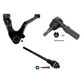 MOOG® - Front Driver Side Lower Control Arm with Ball Joint and Tie Rod End Kit