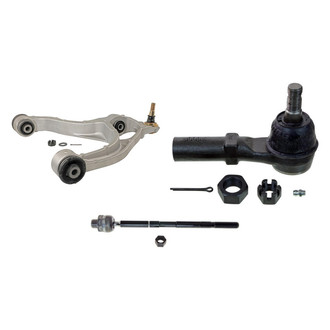 MOOG® - Front Driver Side Lower Control Arm with Ball Joint and Tie Rod End Kit