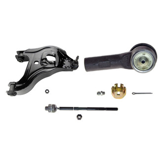 MOOG® - Front Driver Side Lower Control Arm with Ball Joint and Tie Rod End Kit