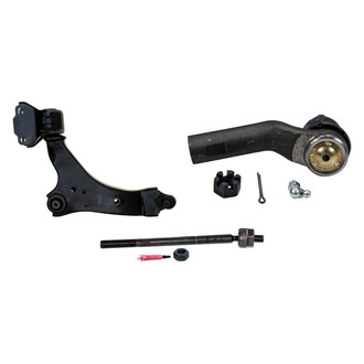 MOOG® - Front Driver Side Lower Control Arm with Ball Joint and Tie Rod End Kit