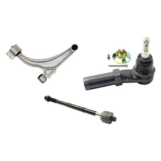 MOOG® - Front Driver Side Lower Control Arm with Ball Joint and Tie Rod End Kit