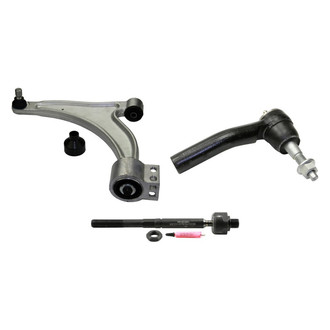 MOOG® - Front Driver Side Lower Control Arm with Ball Joint and Tie Rod End Kit
