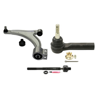 MOOG® - Front Driver Side Lower Control Arm with Ball Joint and Tie Rod End Kit