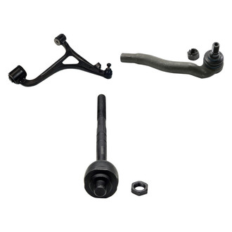 MOOG® - Front Driver Side Lower Control Arm with Ball Joint and Tie Rod End Kit