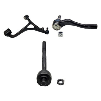 MOOG® - Front Driver Side Lower Control Arm with Ball Joint and Tie Rod End Kit