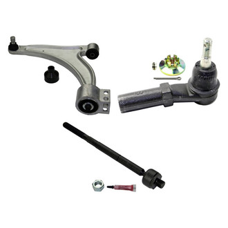 MOOG® - Front Driver Side Lower Control Arm with Ball Joint and Tie Rod End Kit