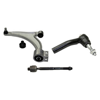 MOOG® - Front Driver Side Lower Control Arm with Ball Joint and Tie Rod End Kit