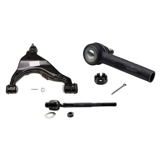 MOOG® - Front Driver Side Lower Control Arm with Ball Joint and Tie Rod End Kit