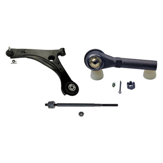 MOOG® - Front Driver Side Lower Control Arm with Ball Joint and Tie Rod End Kit