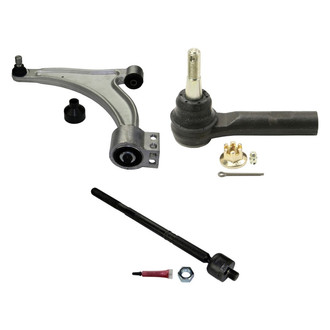 MOOG® - Front Driver Side Lower Control Arm with Ball Joint and Tie Rod End Kit