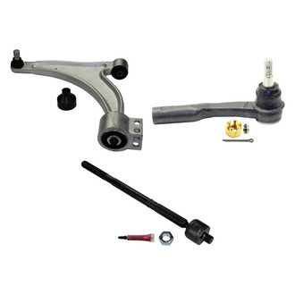 MOOG® - Front Driver Side Lower Control Arm with Ball Joint and Tie Rod End Kit