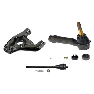 MOOG® - Front Driver Side Lower Control Arm with Ball Joint and Tie Rod End Kit