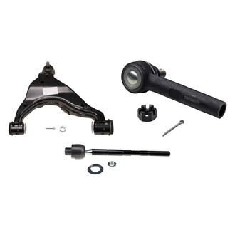 MOOG® - Front Driver Side Lower Control Arm with Ball Joint and Tie Rod End Kit