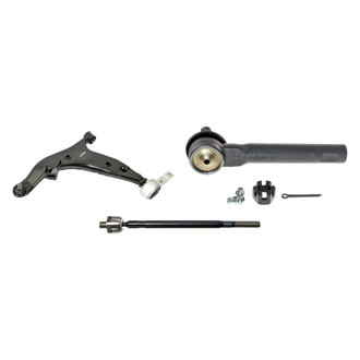 MOOG® - Front Driver Side Lower Control Arm with Ball Joint and Tie Rod End Kit