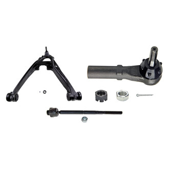MOOG® - Front Driver Side Lower Control Arm with Ball Joint and Tie Rod End Kit
