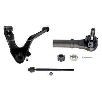 MOOG® - Front Driver Side Lower Control Arm with Ball Joint and Tie Rod End Kit