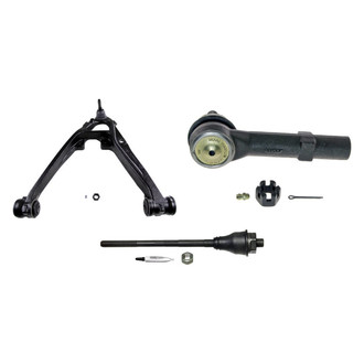 MOOG® - Front Driver Side Lower Control Arm with Ball Joint and Tie Rod End Kit
