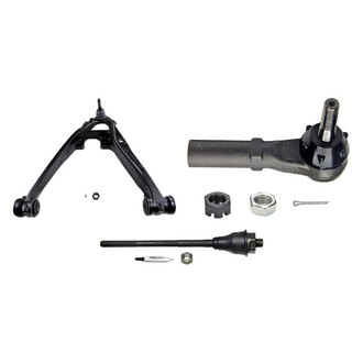 MOOG® - Front Driver Side Lower Control Arm with Ball Joint and Tie Rod End Kit