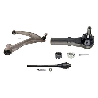 MOOG® - Front Driver Side Lower Control Arm with Ball Joint and Tie Rod End Kit