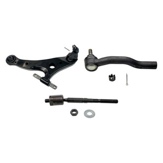 MOOG® - Front Driver Side Lower Control Arm with Ball Joint and Tie Rod End Kit
