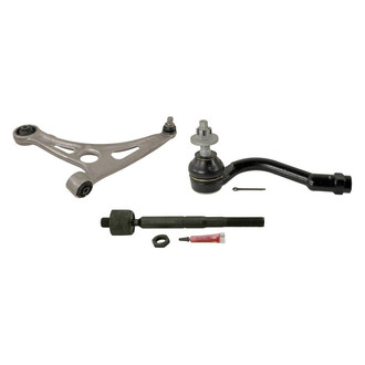 MOOG® - Front Driver Side Lower Control Arm with Ball Joint and Tie Rod End Kit