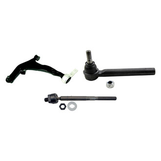 MOOG® - Front Driver Side Lower Control Arm with Ball Joint and Tie Rod End Kit
