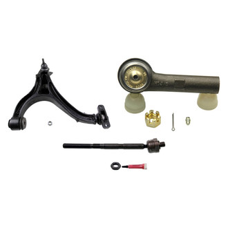 MOOG® - Front Driver Side Lower Control Arm with Ball Joint and Tie Rod End Kit