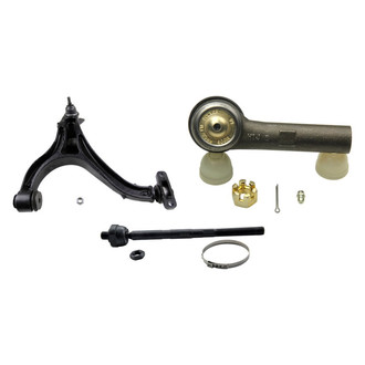 MOOG® - Front Driver Side Lower Control Arm with Ball Joint and Tie Rod End Kit