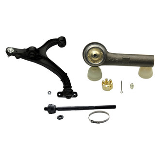 MOOG® - Front Driver Side Lower Control Arm with Ball Joint and Tie Rod End Kit