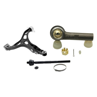 MOOG® - Front Driver Side Lower Control Arm with Ball Joint and Tie Rod End Kit