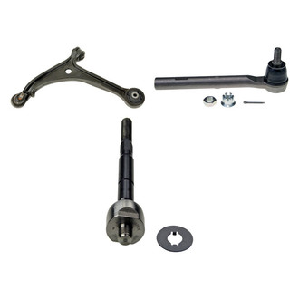 MOOG® - Front Driver Side Lower Control Arm with Ball Joint and Tie Rod End Kit