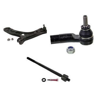 MOOG® - Front Driver Side Lower Control Arm with Ball Joint and Tie Rod End Kit