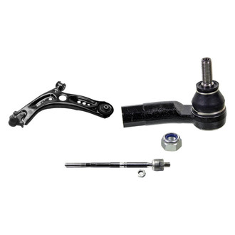 MOOG® - Front Driver Side Lower Control Arm with Ball Joint and Tie Rod End Kit
