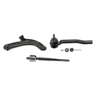 MOOG® - Front Driver Side Lower Control Arm with Ball Joint and Tie Rod End Kit