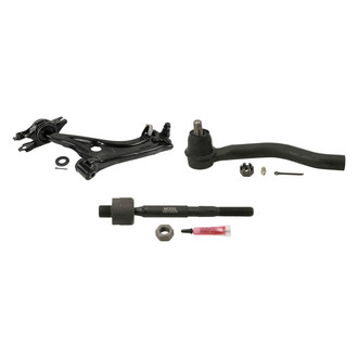 MOOG® - Front Driver Side Lower Control Arm with Ball Joint and Tie Rod End Kit