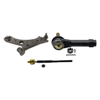 MOOG® - Front Driver Side Lower Control Arm with Ball Joint and Tie Rod End Kit