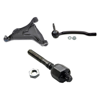 MOOG® - Front Driver Side Lower Control Arm with Ball Joint and Tie Rod End Kit